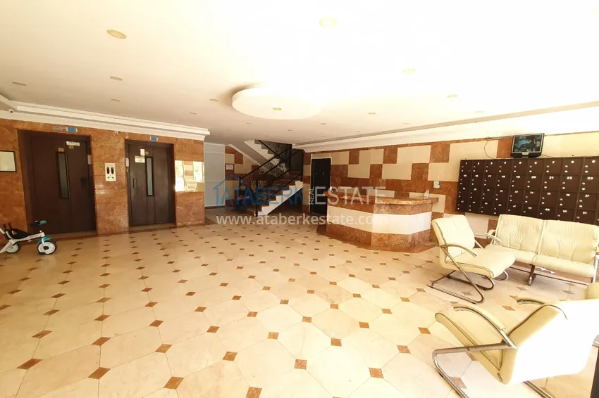 Umeblowany apartament 2+1 z otwartym widokiem na morze, dzielnica Tosmur — Alanya 10 