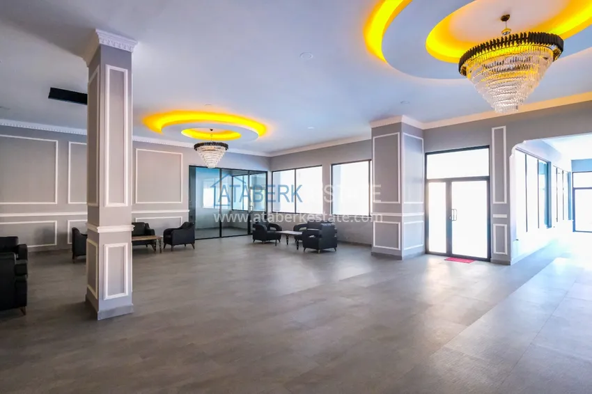 Apartament w Oba z wysokiej jakości wykończeniem i otwartymi widokami na góry  10 