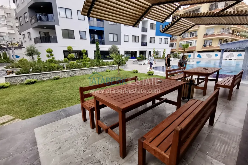 Trzypokojowe mieszkanie pod klucz w centrum Alanyi, zaledwie 5 minut od plaży Kleopatra 10 