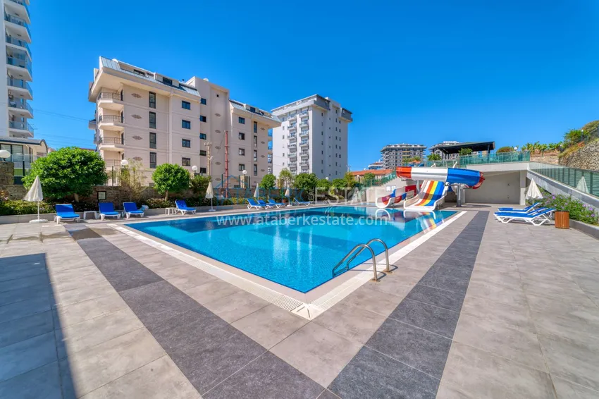 Apartament pod klucz z dwiema sypialniami w Mahmutlar w nowoczesnym kompleksie 10 