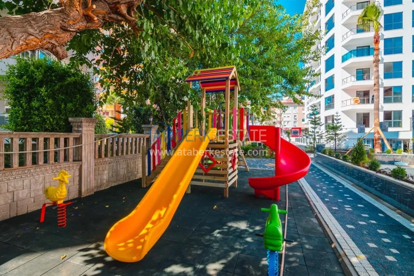 Apartament z jedną sypialnią w centrum Alanyi z meblami i dostępem do prywatnej plaży 11 