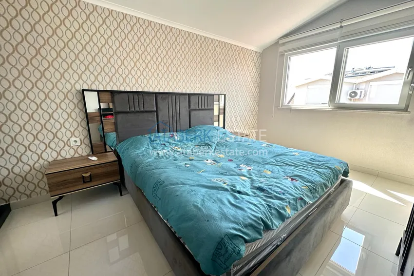 Kupuj  Dwupoziomowy penthouse z widokiem na morze w ultra-luksusowym kompleksie w dzielnicy Alanya Kestel 13 