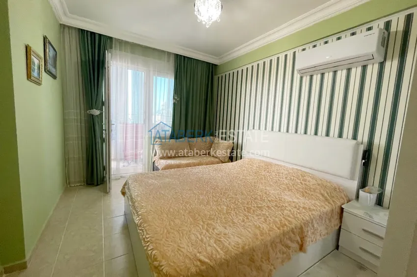 Kupuj  Trzypokojowy apartament pod klucz z widokiem na morze w dzielnicy Tosmur, Alanya 11 
