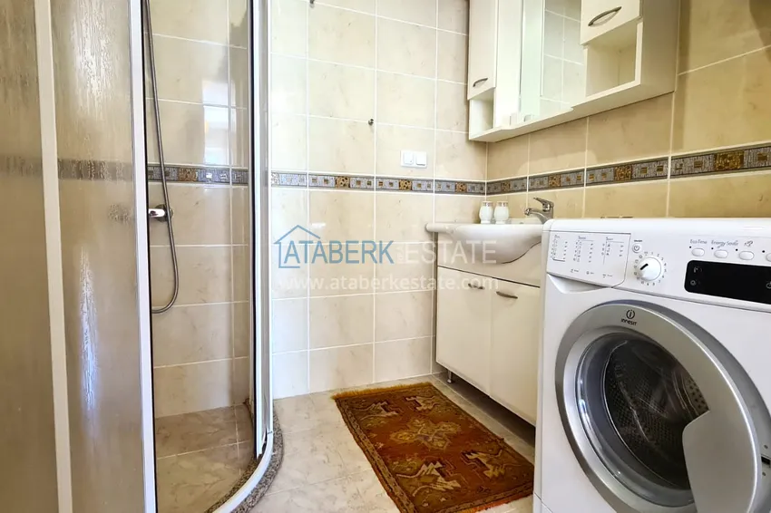 Kupuj  Apartament 2+1 z meblami i przeszklonym balkonem zaledwie 300 metrów od morza, dzielnica Oba - Alanya 13 