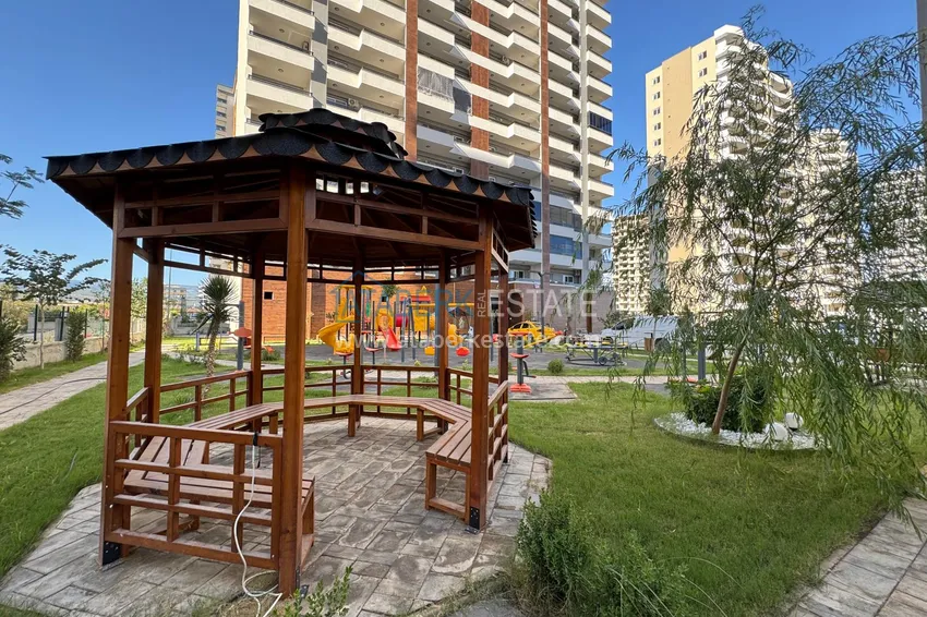 Jednopokojowy apartament 75 m2 z widokiem na morze w Mersin, Arpaçbakhshish 12 
