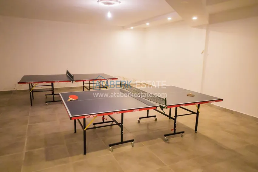 Apartament z dwiema sypialniami z meblami i oddzielnym apartamentem kuchennym w Mahmutlar 14 