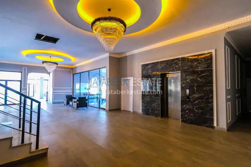 Apartament w Oba z wysokiej jakości wykończeniem i otwartymi widokami na góry  11 