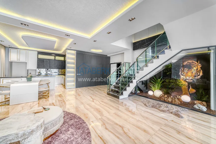 Kupuj  Modny triplex o ekskluzywnym designie w dzielnicy Kargicak w Alanyi  11 