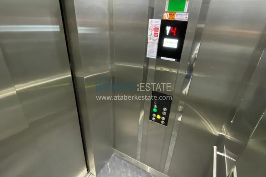 Apartament 1+1 z meblami i przeszklonym balkonem, dzielnica Oba — Alanya 11 