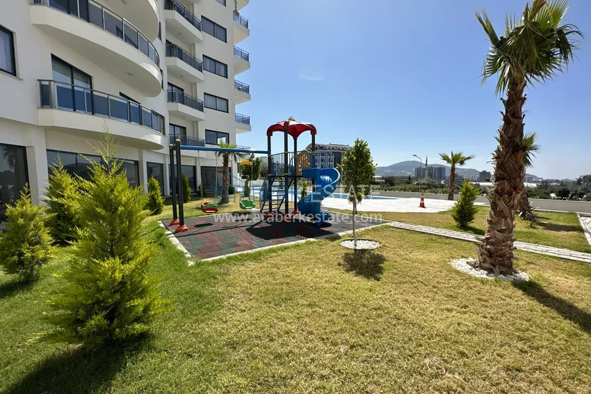 Apartament 1+1 z meblami i widokiem na morze, dzielnica Mahmutlar — Alanya 13 