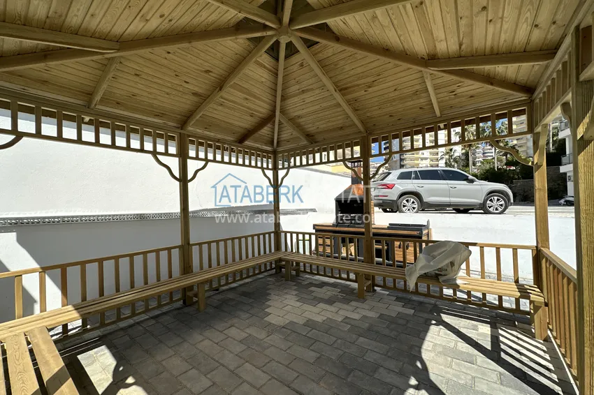 Apartament 1+1 z meblami i widokiem na morze, dzielnica Mahmutlar — Alanya 15 