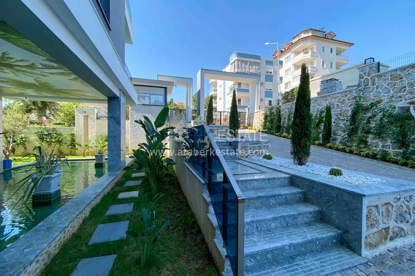 Jednopokojowy apartament z widokiem na morze i góry, dzielnica Mahmutlar — Alanya 10 