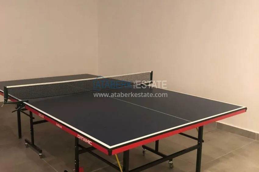 Apartament z dwiema sypialniami z meblami i oddzielnym apartamentem kuchennym w Mahmutlar 15 
