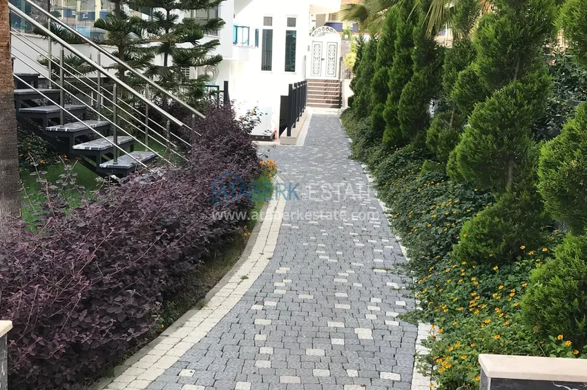 Apartament z jedną sypialnią w centrum Alanyi z meblami i dostępem do prywatnej plaży 13 