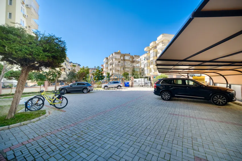 Apartament pod klucz 2+1 z przeszklonymi kormoranami i widokiem na morze w centrum Alanyi  12 