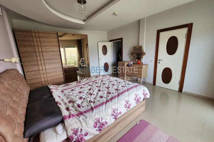 Kupuj  Penthouse duplex 3+1 umeblowany z widokiem na morze i góry, dzielnica Kestel — Alanya  12 