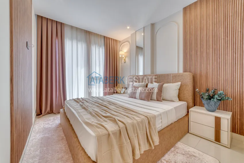 Kupuj  Apartament pod klucz z dwiema sypialniami w Mahmutlar w nowoczesnym kompleksie 12 