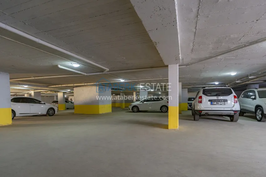 Dwupoziomowy penthouse z widokiem na morze w ultra-luksusowym kompleksie w dzielnicy Alanya Kestel 12 