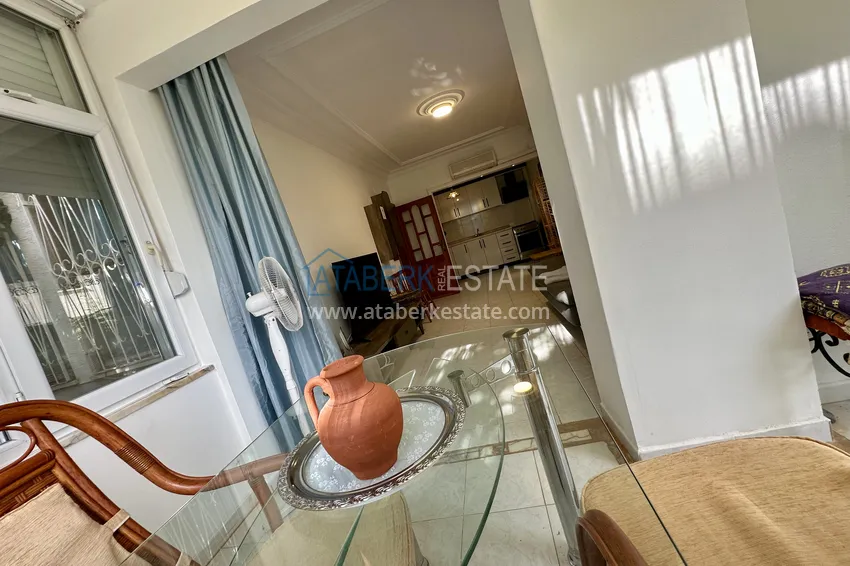 Kupuj  Apartament 1+1 z meblami, widokiem na morze i przystań w dzielnicy Alanya — Kale 6 
