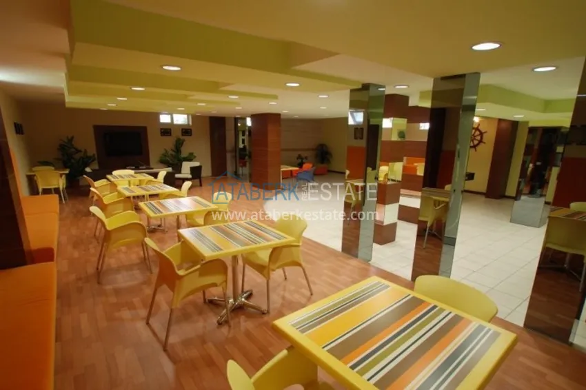 Apartament 2+1 z meblami i przeszklonym balkonem zaledwie 300 metrów od morza, dzielnica Oba - Alanya 14 