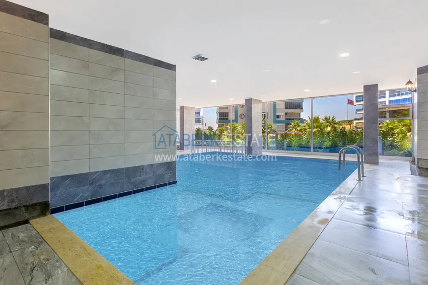 Dwupoziomowy penthouse z widokiem na morze w ultra-luksusowym kompleksie w dzielnicy Alanya Kestel 13 