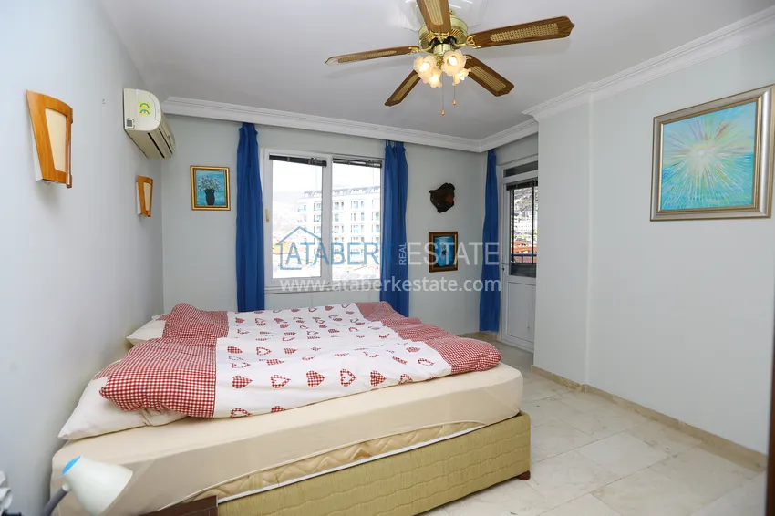 Kupuj  Apartament pod klucz 2+1 z przeszklonymi kormoranami i widokiem na morze w centrum Alanyi  14 