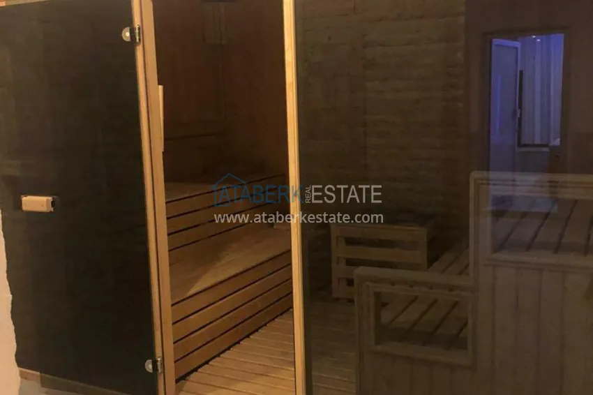 Apartament z dwiema sypialniami z meblami i oddzielnym apartamentem kuchennym w Mahmutlar 17 
