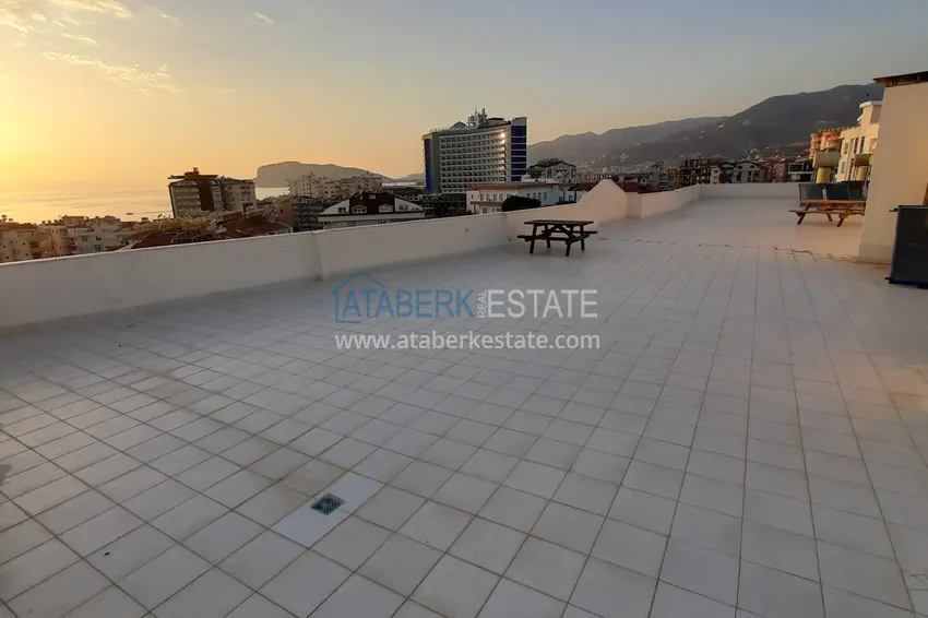 Trzypokojowy apartament pod klucz z widokiem na morze w dzielnicy Tosmur, Alanya 15 