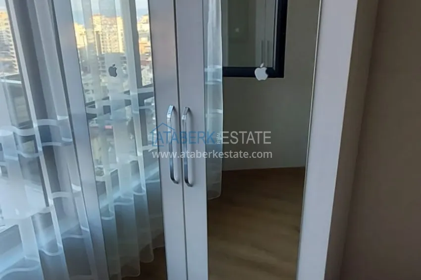 Kupuj  Apartament 1+1 z meblami i widokiem na morze w nowym kompleksie - dzielnica Mahmutlar, Alanya 14 