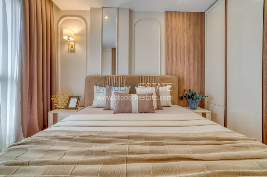 Kupuj  Apartament pod klucz z dwiema sypialniami w Mahmutlar w nowoczesnym kompleksie 14 