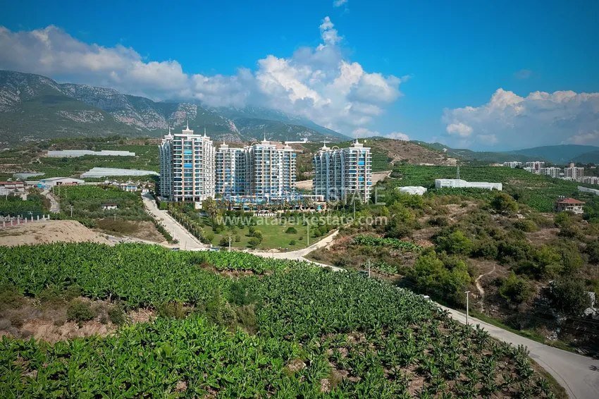 Apartament 1+1 z meblami i widokiem na morze, dzielnica Mahmutlar — Alanya 19 