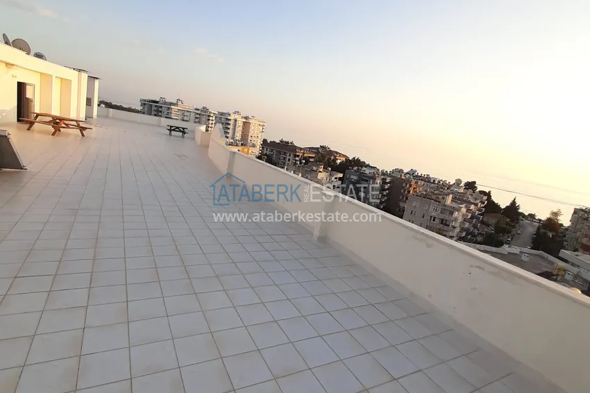 Trzypokojowy apartament pod klucz z widokiem na morze w dzielnicy Tosmur, Alanya 16 