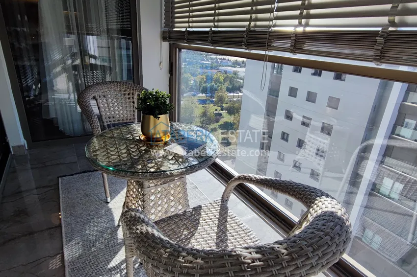 Kupuj  Apartament z dwiema sypialniami z meblami i panoramicznym widokiem na morze w kompleksie premium — Antalya, Kepez 18 