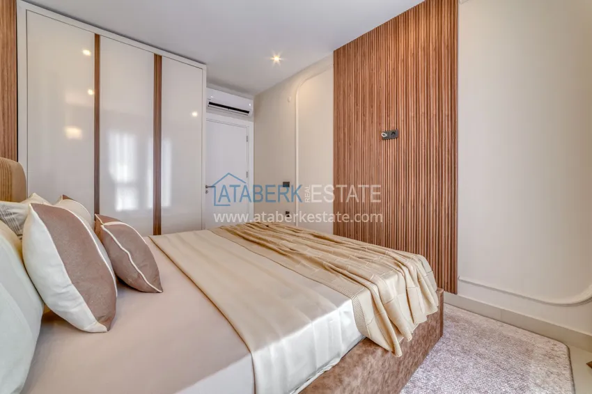 Kupuj  Apartament pod klucz z dwiema sypialniami w Mahmutlar w nowoczesnym kompleksie 15 