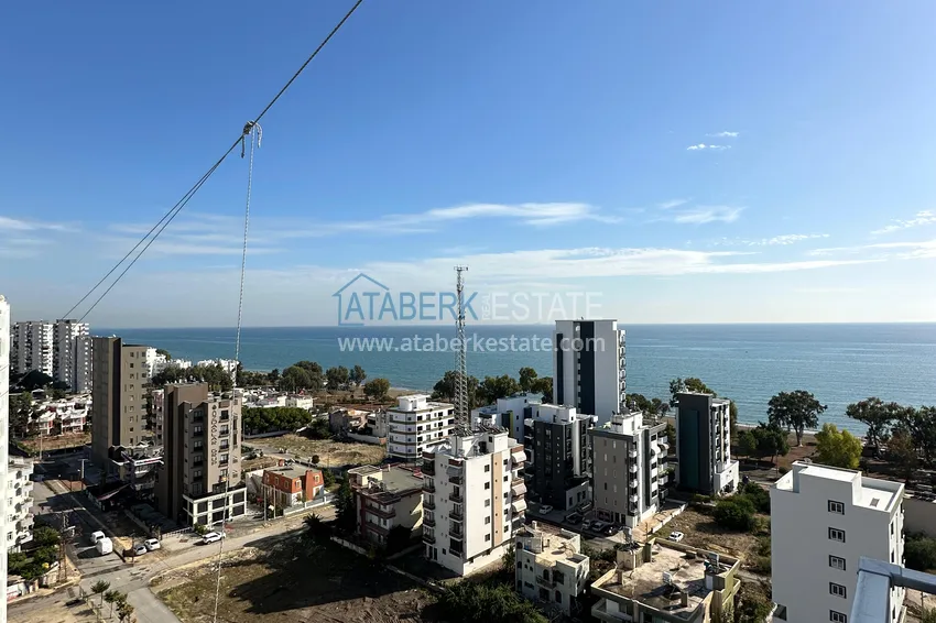 Kupuj  Stylowy penthouse z meblami i przeszklonym balkonem w dzielnicy Teje, Mersin 16 