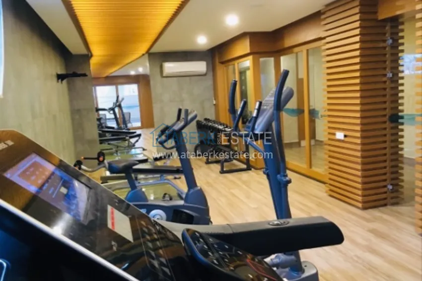 Apartament z jedną sypialnią w centrum Alanyi z meblami i dostępem do prywatnej plaży 18 