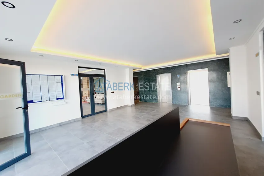 Nowe budynki w Alanyi! Apartament 1+1 z częściowym widokiem na morze, dzielnica Avsallar — Alanya 18 