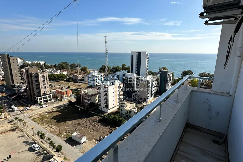 Kupuj  Stylowy penthouse z meblami i przeszklonym balkonem w dzielnicy Teje, Mersin 17 