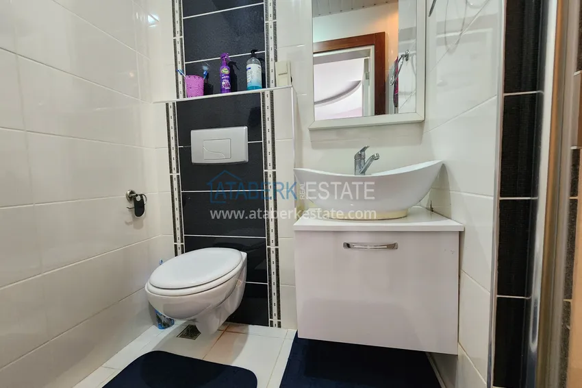 Kupuj  Penthouse duplex 3+1 umeblowany z widokiem na morze i góry, dzielnica Kestel — Alanya  19 
