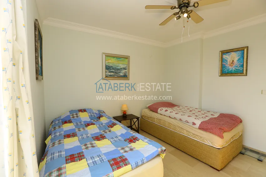 Kupuj  Apartament pod klucz 2+1 z przeszklonymi kormoranami i widokiem na morze w centrum Alanyi  19 