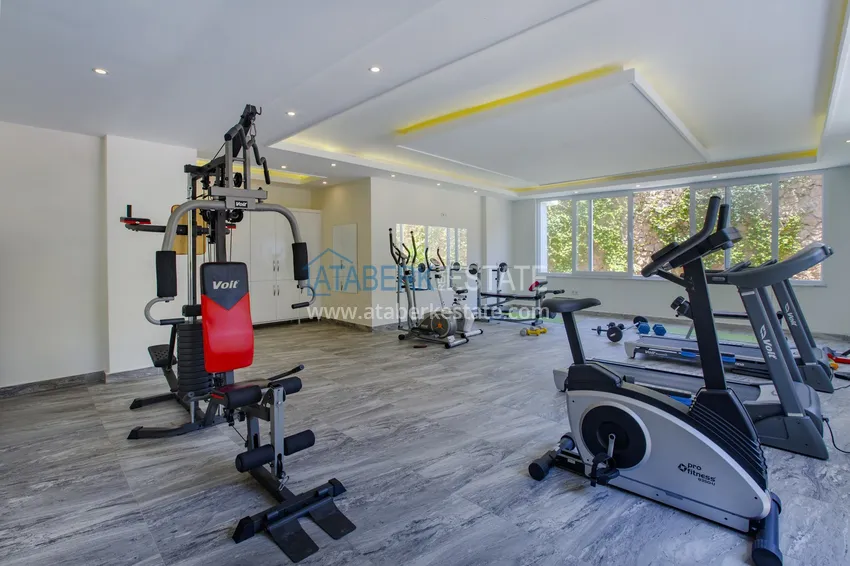 Dwupoziomowy penthouse z widokiem na morze w ultra-luksusowym kompleksie w dzielnicy Alanya Kestel 18 