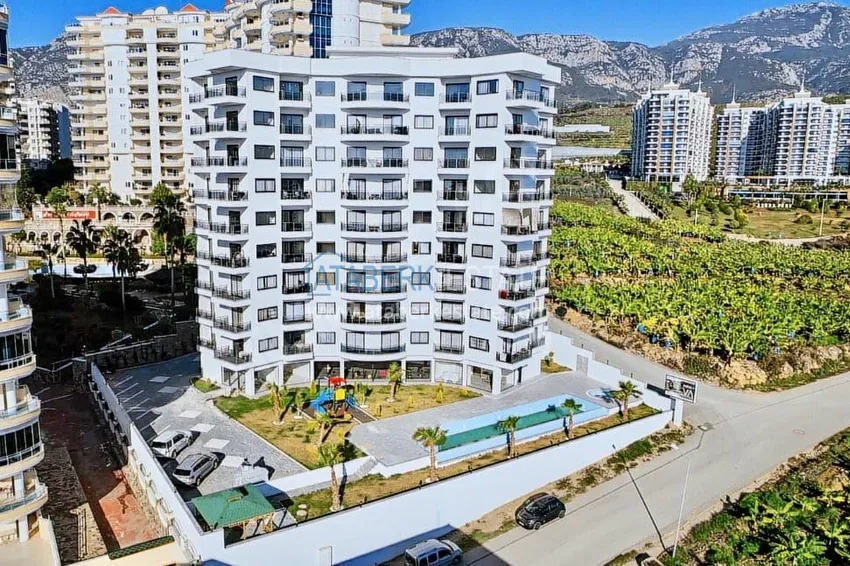Apartament 1+1 z meblami i widokiem na morze, dzielnica Mahmutlar — Alanya 1 