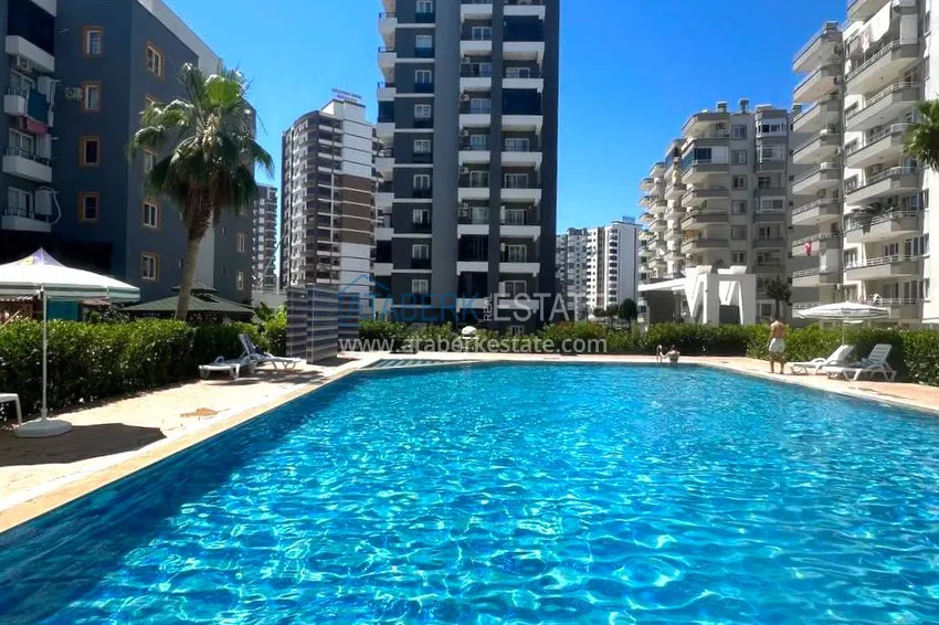 Apartament pod klucz 1+1 z widokiem na morze w Teja, Mersin 2
