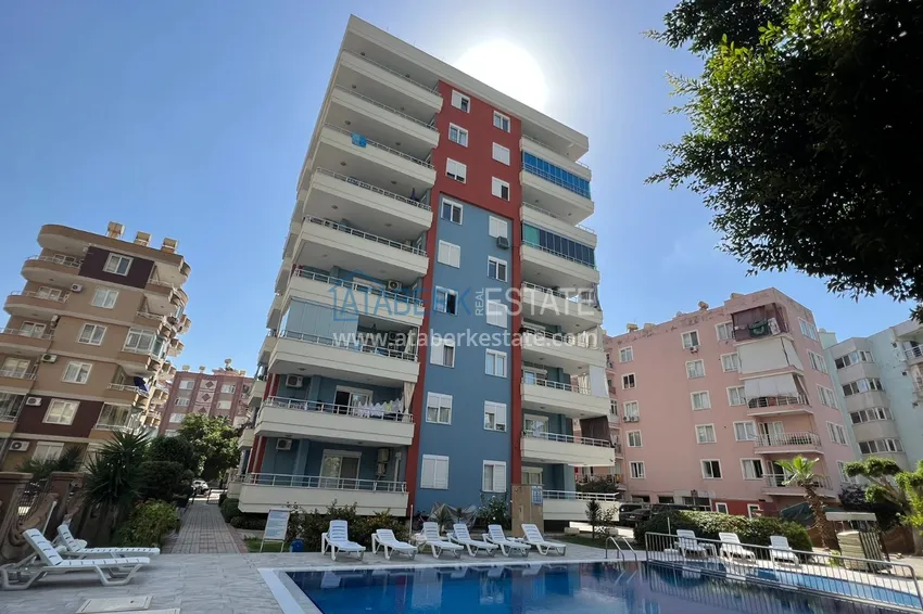 Trzypokojowy apartament pod klucz z widokiem na morze w dzielnicy Tosmur, Alanya 2 