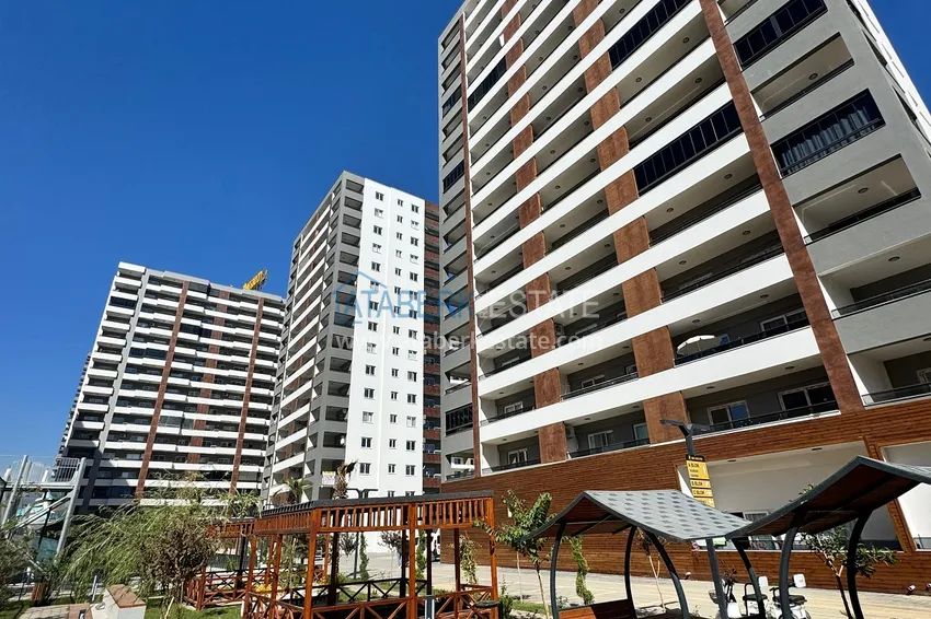 Jednopokojowy apartament 75 m2 z widokiem na morze w Mersin, Arpaçbakhshish 1 