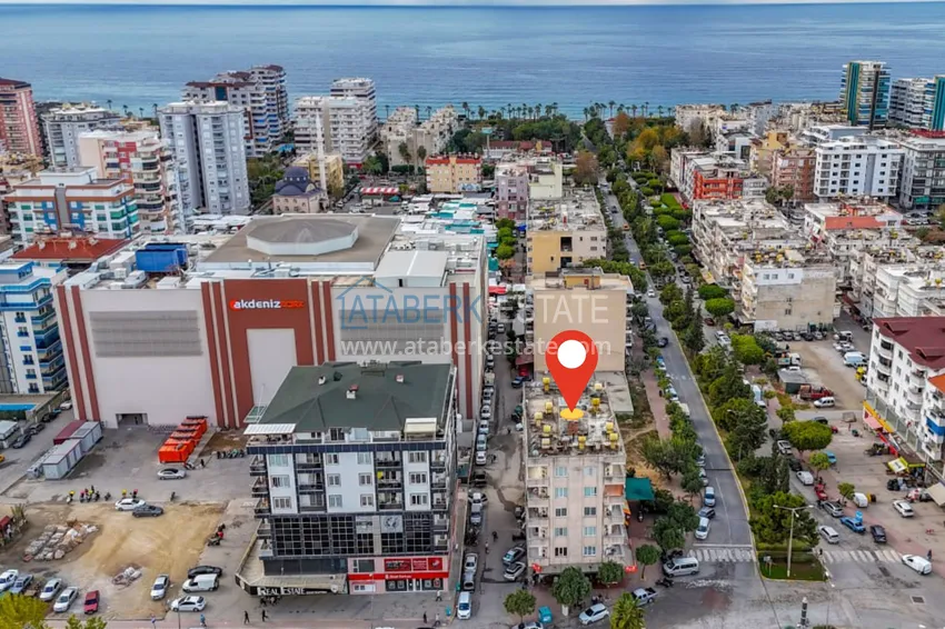 Dwupokojowy apartament w centrum Mahmutlar z widokiem na góry 1 