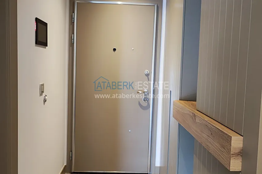 Kupuj  Apartament z dwiema sypialniami z meblami i panoramicznym widokiem na morze w kompleksie premium — Antalya, Kepez 2 