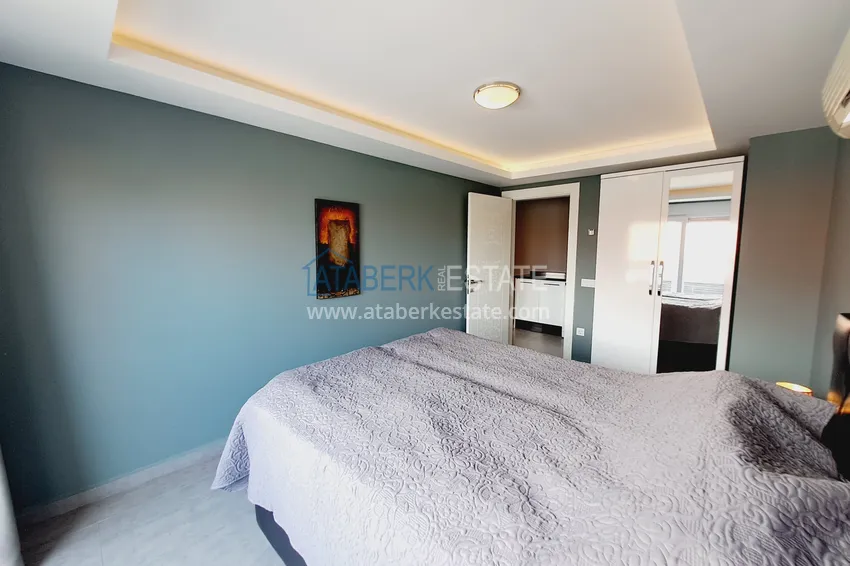 Kupuj  Nieruchomość na zezwolenie na pobyt - Dwupoziomowy penthouse z meblami w Alanyi, dzielnica Oba 22 