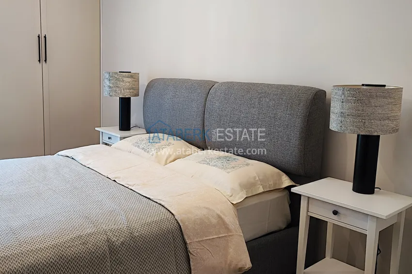Kupuj  Apartament z dwiema sypialniami z meblami i panoramicznym widokiem na morze w kompleksie premium — Antalya, Kepez 24 