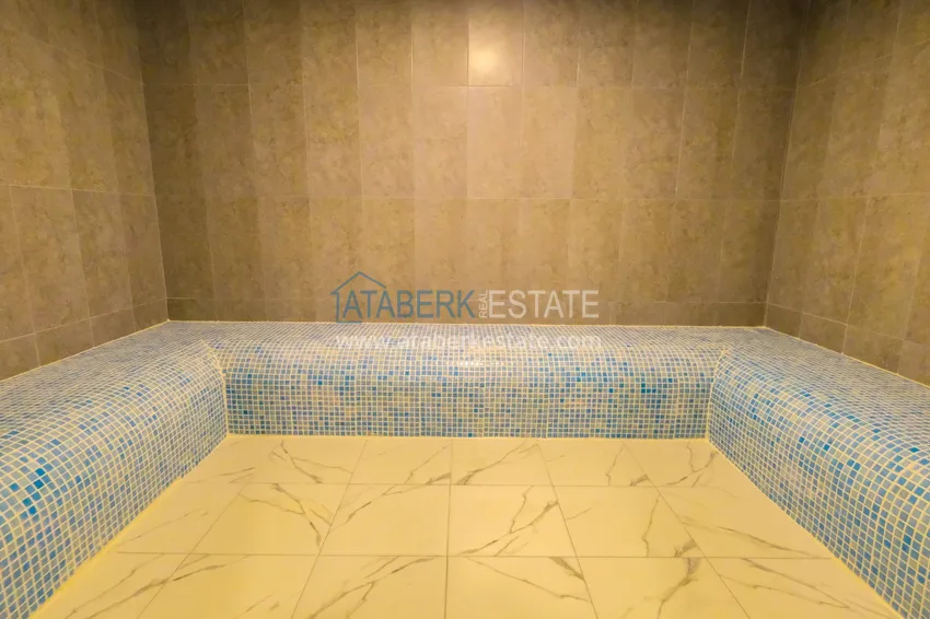 Apartament w Oba z wysokiej jakości wykończeniem i otwartymi widokami na góry  21 